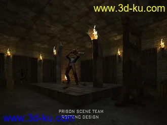 3D打印模型破舊牢房刑場的图片