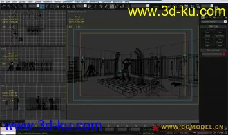 3D打印模型破舊牢房刑場的图片