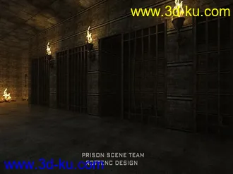 3D打印模型破舊牢房刑場的图片