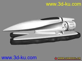 3D打印模型发个自己设计的气垫船玩具的图片