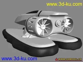 3D打印模型发个自己设计的气垫船玩具的图片