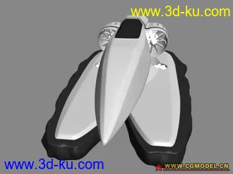 3D打印模型发个自己设计的气垫船玩具的图片