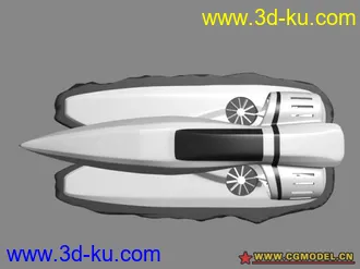 3D打印模型发个自己设计的气垫船玩具的图片