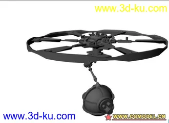 3D打印模型机器武器的变形动画（已绑定）看图的图片