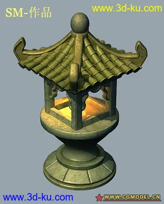 3D打印模型卡通小灯座的图片