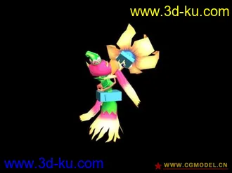 3D打印模型中秋了送给大家我的两套动作  节日快乐(1)的图片