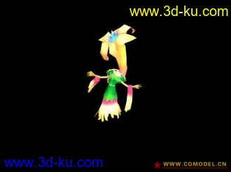 3D打印模型中秋了送给大家我的两套动作  节日快乐(1)的图片