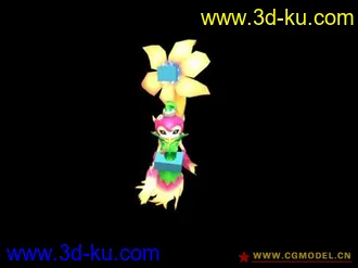3D打印模型中秋了送给大家我的两套动作  节日快乐(1)的图片