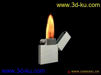 3D打印模型火机加流体烟火的图片