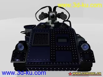 3D打印模型坦克···初期学的，自己稍微改装了一下。。。的图片