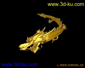 做的一个龙的模型的图片