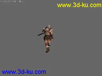 3D打印模型刀斧手带动画的图片