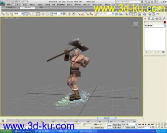 3D打印模型刀斧手带动画的图片