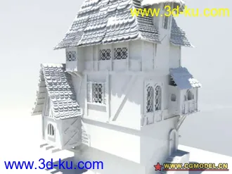 3D打印模型新手  学习两个星期后做的房子  大家多多指教的图片