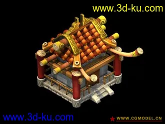 psd 贴图  未塌陷的模型的图片