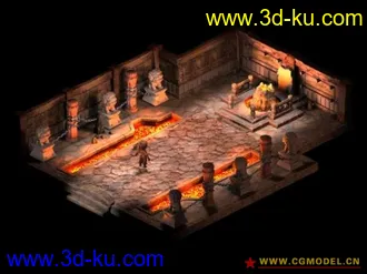 3D打印模型没塌陷的文件  psd贴图的图片