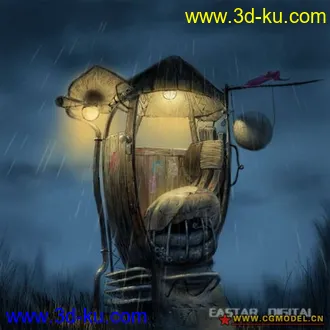 3D打印模型x小房子的图片