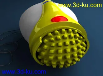 3D打印模型完整的按摩器的图片