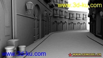 3D打印模型街道的图片