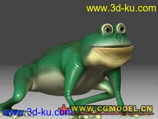 青蛙模型加材质贴图的图片1