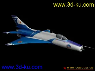 3D打印模型J-7 GB 八一表演队 涂装的图片