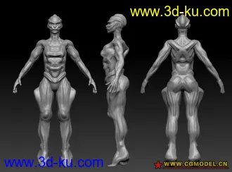 3D打印模型豹人的图片