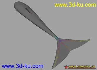 3D打印模型美人鱼尾巴的图片