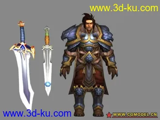 3D打印模型暴风城国王的图片