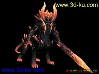 3D打印模型BOSS超级精品，法线贴图，顶上去！的图片