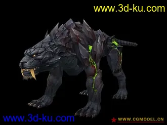 3D打印模型黑虎！精品的图片