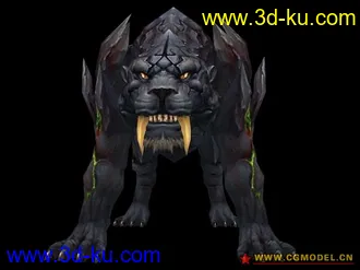 3D打印模型黑虎！精品的图片