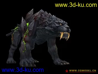 3D打印模型黑虎！精品的图片