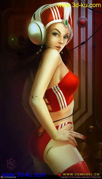 3D打印模型两个魔女角色！绝对精品！顶上去！的图片