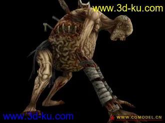 3D打印模型大肚怪物的图片