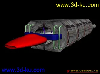 3D打印模型一艘货船的图片