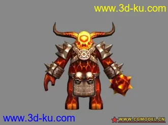 3D打印模型光明战记 - 牛角怪战士的图片