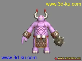 3D打印模型光明战记 - 牛角怪斗士的图片