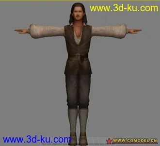 3D打印模型加勒比海盗——Will的图片