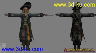 3D打印模型加勒比海盗——Wesker Barbossa的图片