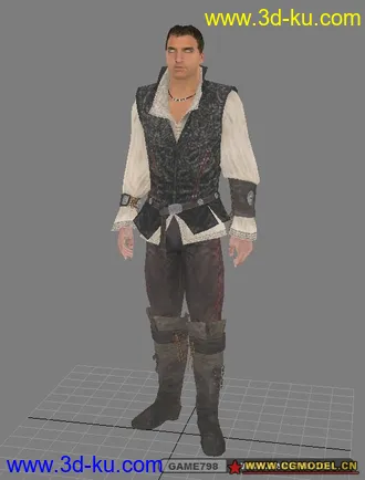 3D打印模型《刺客信条2》的男角色的图片