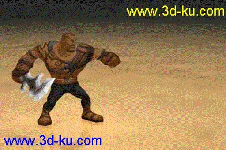 3D打印模型攻擊.已綁定.有骨骼.帶動畫的图片