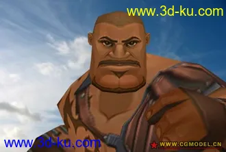 3D打印模型攻擊.已綁定.有骨骼.帶動畫的图片