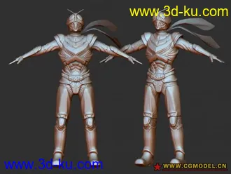 3D打印模型假面超人的图片