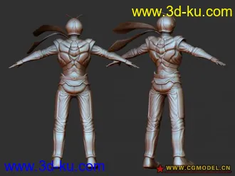 3D打印模型假面超人的图片