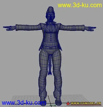 3D打印模型街霸4 深红毒舌 没有贴图的图片