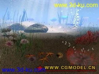 海底世界场景模型的图片1
