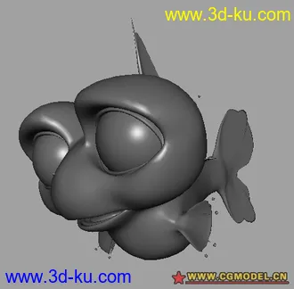 3D打印模型卡通鱼的图片