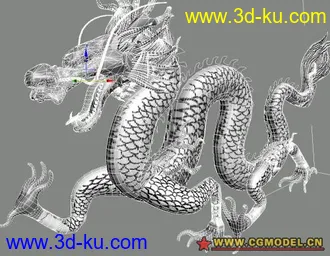 3D打印模型中国龙的图片