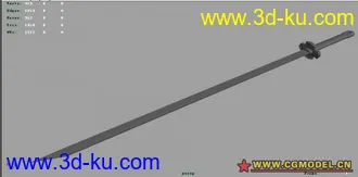 3D打印模型一把刀！的图片