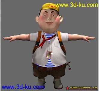 3D打印模型完美功夫小武源文件的图片